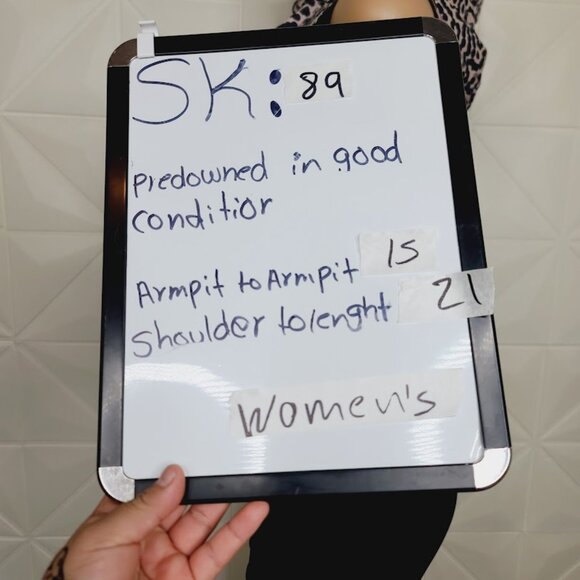 Lululemon Women's Black White Leopard Print Pack It Full Zip Vest Size 4 - Picture 7 of 7